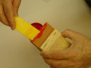 Apply Your Paint or Ink to Squeegee Paint Squeege