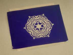 Place the Stencil on the Fabric stencil placement
